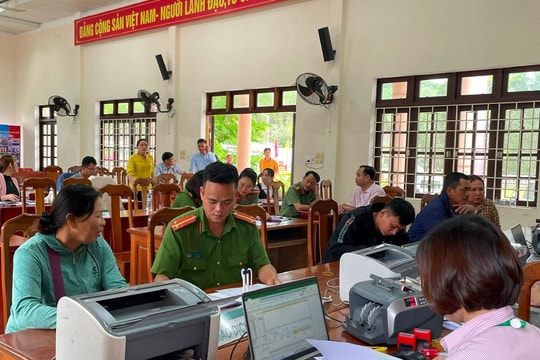 Công an xã hỗ trợ người hoàn lương vay vốn ưu đãi