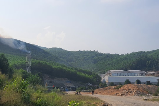 Vụ cháy tại khu tập kết rác Nhà máy xử lý chất thải rắn Bắc Quảng Nam: Không gây thiệt hại đáng kể về tài sản