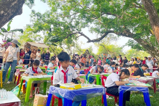 Thiếu nhi Tam Kỳ thi vẽ tranh về bảo tồn thiên nhiên và đa dạng sinh học