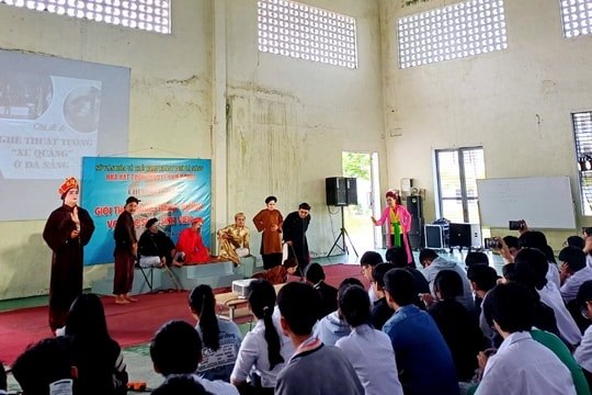 Đưa nghệ thuật Tuồng vào bộ môn Giáo dục địa phương
