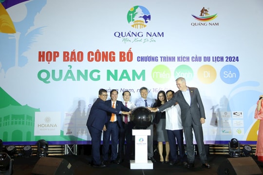 Công bố chương trình kích cầu du lịch "Quảng Nam - miền xanh di sản"