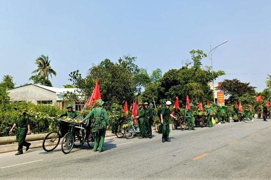 Tuổi trẻ Tam Kỳ tái hiện cuộc hành quân "Âm vang Điện Biên"