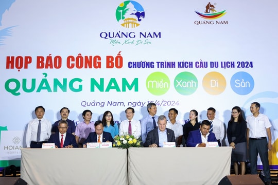 Bia Larue đồng hành cùng tỉnh Quảng Nam xúc tiến phát triển du lịch Miền xanh Di sản 2024