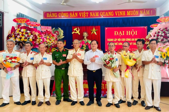 Hội Cựu Công an nhân dân huyện Quế Sơn tổ chức đại hội nhiệm kỳ 2023 - 2028