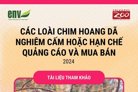 ‏Khẩn cấp bảo vệ 264 loài chim hoang dã và di cư‏