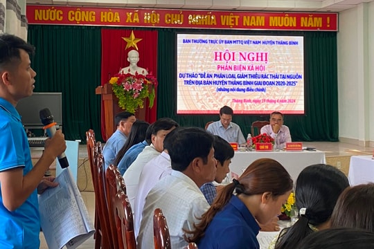 Đề án phân loại rác thải tại nguồn ở Thăng Bình: Cần điều chỉnh để phù hợp thực tế