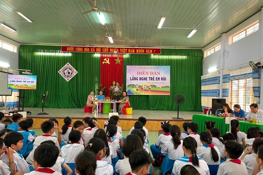 Trường Tiểu học Trần Quốc Toản (Tam Kỳ) tổ chức diễn đàn Lắng nghe trẻ em nói