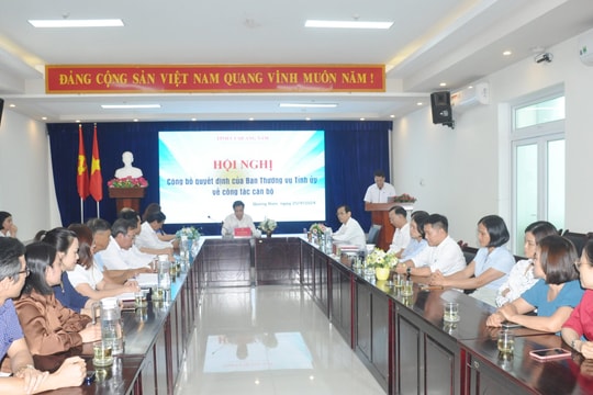 Bổ nhiệm đồng chí Nguyễn Hữu Thiên giữ chức Phó Trưởng ban Tuyên giáo Tỉnh ủy Quảng Nam