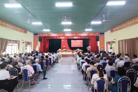 Đoàn ĐBQH tỉnh Quảng Nam tiếp xúc cử tri Đại Lộc