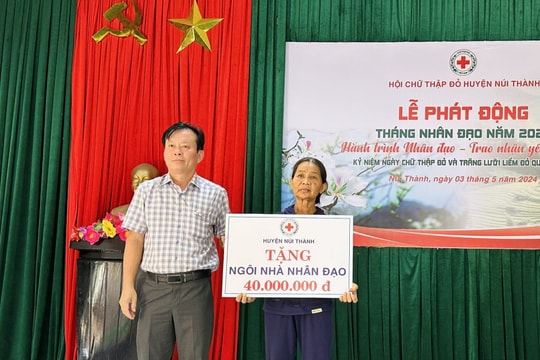Núi Thành phát động Tháng nhân đạo 2024