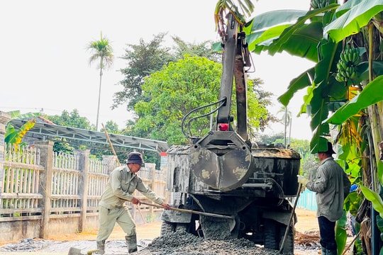 Duy Xuyên huy động sức dân xây dựng hạ tầng giao thông