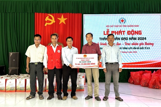 Tổng giá trị hoạt động Tháng nhân đạo năm 2024 hơn 15,4 tỷ đồng