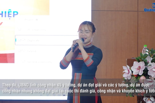 Công nhận 45 dự án/ý tưởng khởi nghiệp năm 2024