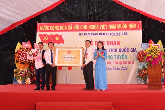 Đại Lộc đón nhận Bằng xếp hạng di tích quốc gia mộ cụ Đỗ Đăng Tuyển