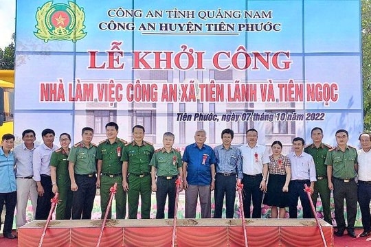 Lực lượng quản lý xây dựng và doanh trại Công an tỉnh ghi dấu ấn với nhiều công trình