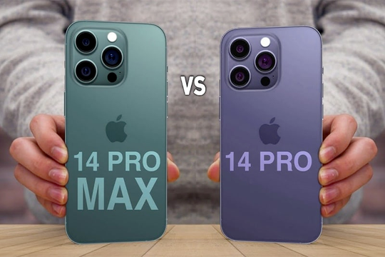 So sánh iPhone 14 Pro và 14 Pro Max: Điểm danh sự khác biệt có thể bạn chưa biết