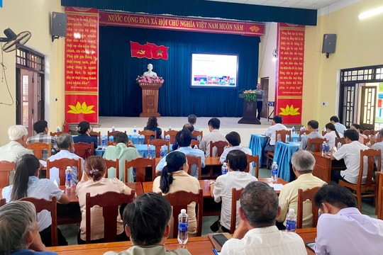 Điện Bàn khởi động dự án đánh giá rủi ro thiên tai dựa vào cộng đồng