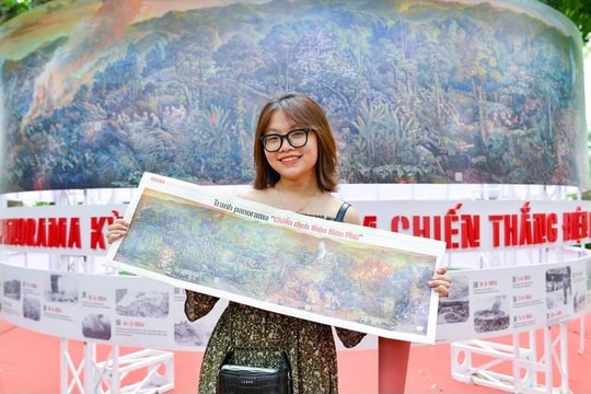 Báo Nhân Dân tặng bạn đọc 100.000 bản phụ san tranh panorama 'Chiến dịch Điện Biên Phủ'