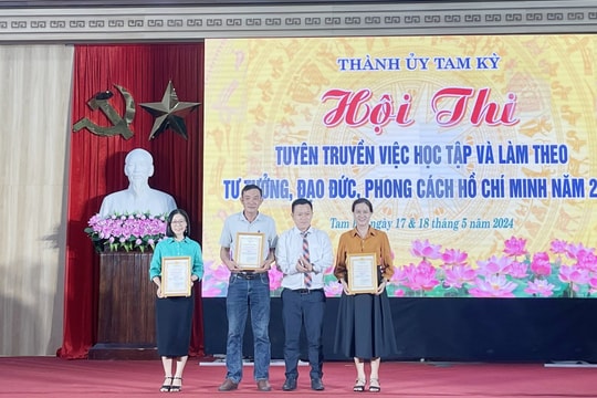 Xã Tam Phú giành giải nhất hội thi tuyên truyền học tập và làm theo Bác Hồ