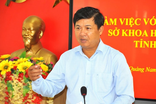 Bí thư Tỉnh ủy Quảng Nam Lương Nguyễn Minh Triết: "Khoa học công nghệ phải trở thành sản phẩm cụ thể gắn với đời sống nhân dân"