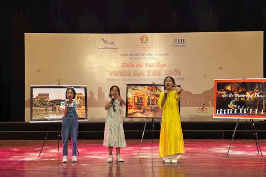 Tam Kỳ đoạt giải Nhất vòng bán kết sân chơi “Thiếu nhi Việt Nam - vươn ra thế giới” khu vực Duyên hải Nam Trung Bộ và Tây Nguyên