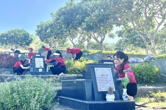 Chuyển hóa các hoạt động tri ân dịp 27/7 thành đợt giáo dục truyền thống cách mạng