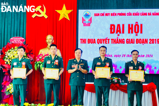 Ban chỉ huy Biên phòng cửa khẩu Cảng Đà Nẵng tổ chức Đại hội Thi đua quyết thắng giai đoạn 2019-2024