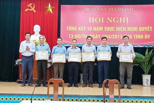 Núi Thành chú trọng xây dựng hệ thống chính trị cơ sở