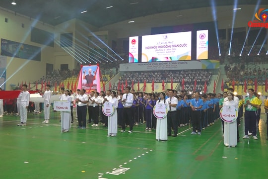 Hơn 2.100 vận động viên tham gia Hội khỏe Phù Đổng toàn quốc khu vực III