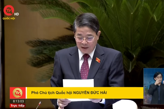 [TRỰC TIẾP] Kỳ họp thứ 7, Quốc hội Khóa XV tiếp tục họp đợt 2