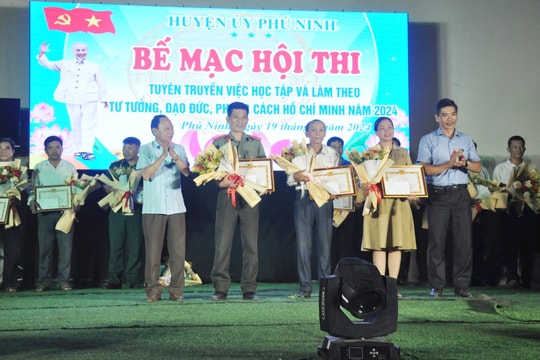 Hội thi tuyên truyền về học và làm theo Bác huyện Phú Ninh: Đảng ủy xã Tam Thái giành giải Nhất