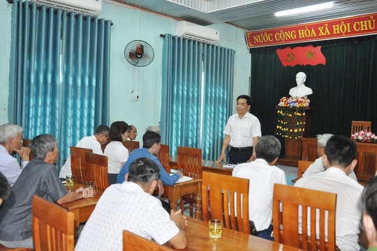 Tiên Sơn (Tiên Phước) tổ chức lấy ý kiến cử tri lần 2: Có 84,78% cử tri đồng ý đối với dự thảo Đề án sáp nhập xã Tiên Cẩm và Tiên Sơn