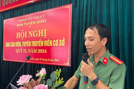 Tam Kỳ đẩy mạnh công tác tuyên truyền về những thủ đoạn lừa đảo mới trên mạng xã hội hiện nay