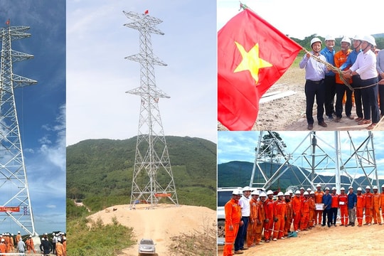 Tham gia xây dựng đường dây 500kV mạch 3, Công ty Điện lực Quảng Nam về đích sớm