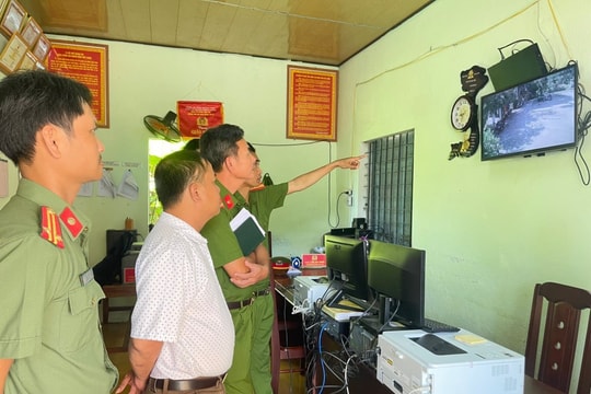 Xã Sông Kôn ra mắt mô hình “Camera an ninh, giao thông”