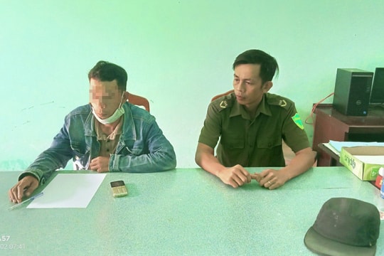 Vừa ra mắt, tổ bảo vệ an ninh trật tự cơ sở xã Quế Thọ đã lập công