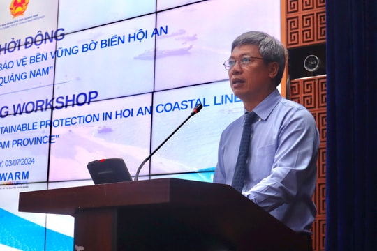 Khởi động dự án trị giá 42 triệu euro bảo vệ bền vững bờ biển Hội An