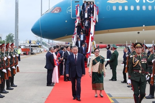Vietnamese President To Lam begins State visit to Laos