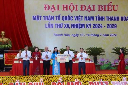 Quảng Nam ủng hộ Quỹ vì người nghèo tỉnh Thanh Hóa 100 triệu đồng