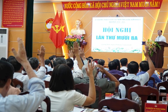 Chuẩn bị chu đáo Đại hội Mặt trận tỉnh Quảng Nam