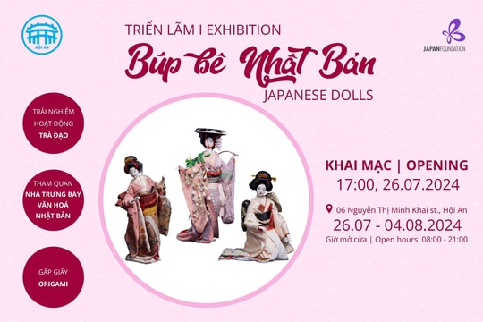 Từ ngày 26/7 diễn ra triển lãm nghệ thuật Nhật Bản tại TP.Hội An