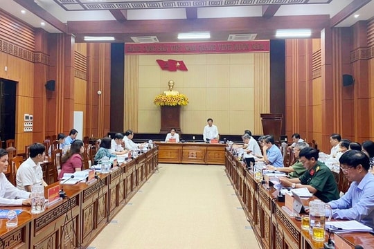 Ban Thường vụ Tỉnh ủy Quảng Nam cho ý kiến về nội dung Đại hội Mặt trận tỉnh