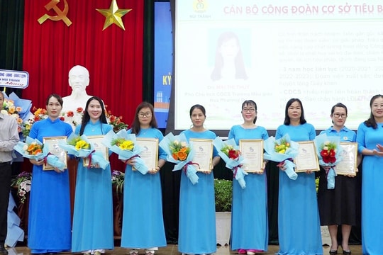 Núi Thành tuyên dương 15 cán bộ công đoàn cơ sở tiêu biểu