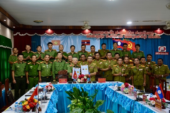Công an hai tỉnh Quảng Nam - Sê Kông tăng cường hợp tác toàn diện