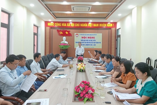 Tam Kỳ tổ chức thi trực tuyến tìm hiểu Nghị quyết Đại hội Mặt trận thành phố nhiệm kỳ 2024 - 2029