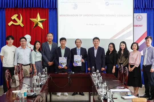 ‏Trường Đại học Ngoại ngữ Đà Nẵng ký kết hợp tác với Công ty SGI VINA (Hàn Quốc)‏