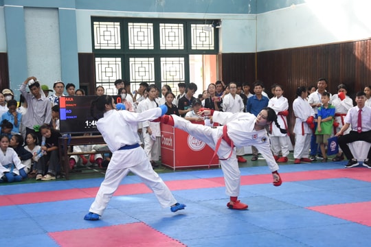 Giải cúp các CLB Karate tỉnh Quảng Nam 2024: CLB Tam Kỳ giành giải nhất toàn đoàn