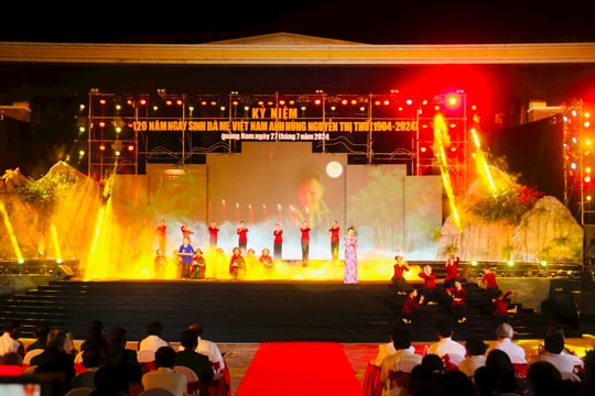 Kỷ niệm trọng thể 120 năm ngày sinh Mẹ Việt Nam anh hùng Nguyễn Thị Thứ