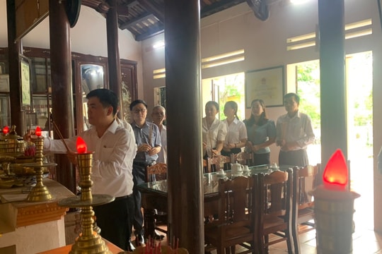 Ban Dân vận Tỉnh ủy tổ chức nhiều hoạt động tri ân