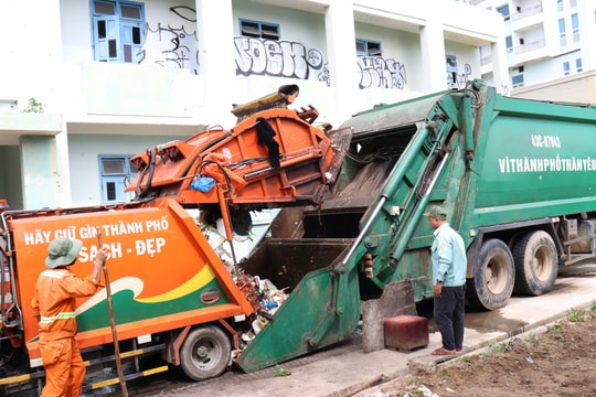 Cơ giới hóa thu gom rác sinh hoạt ở phường Mỹ An